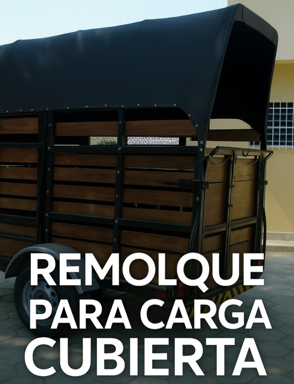 REMOLQUE PARA CARGA CUBIERTA
