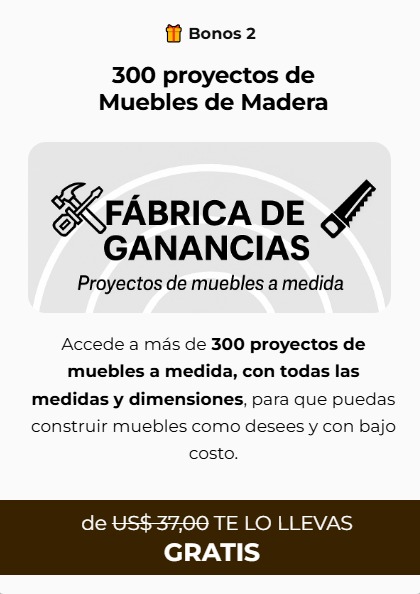 Muebles de Madera